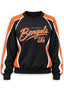 Women's Cincinnati Bengals Crewneck Sweatshirt & Flared Pants 2 Piece Set