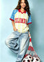 Colombia-Inspired Daisy Collared Soccer Jersey