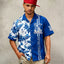 Crystal Palace FC Half‑Split Hawaiian Shirt For Fan