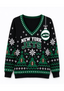 Women’s New York Jets Ugly NFL Christmas Sweatshirt