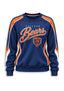 Women's Chicago Bears Crewneck Sweatshirt & Flared Pants 2 Piece Set