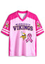 Minnesota Vikings Breast Cancer Awareness Pink Ribbon Mesh Jersey