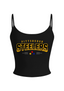 Pittsburgh Steelers Letter Graphic Tops & Elasticated Trousers Two-Piece Set