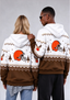 Cleveland Browns Christmas Fair Isle Print Couple Hoodie