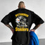 Pittsburgh Steelers Distressed Drip Helmet Printed T-Shirt