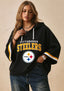 Women’s Pittsburgh Steelers 3/4 Dolman Sleeve Hoodie