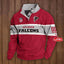Men's Atlanta Falcons Button Mock Neck Sweatshirt