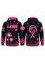 Detroit Lions Breast Cancer Awareness Dandelion Hoodie