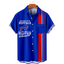 Buffalo Bills Loyal Fan Text Graphic Striped Hawaiian Shirt