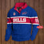 Men's Buffalo Bills Button Mock Neck Sweatshirt