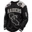 Las Vegas Raiders Waffle Knit Long-Sleeve Sweatshirt