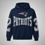 New England Patriots 2‑3 Number Print Hoodie