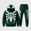 New York Jets Tribal Spider Hoodie Jogger Matching Tracksuit