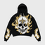 New Orleans Saints Skull Flame Graphic Hoodie