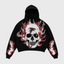 Atlanta Falcons Skull Flame Graphic Hoodie