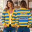Los Angeles Chargers NFL Ugly Cardigan Custom Name For Fan
