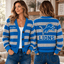 Detroit Lions NFL Ugly Cardigan Custom Name For Fan