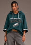 Women’s Philadelphia Eagles 3/4 Dolman Sleeve Hoodie