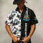 Newcastle United FC Half‑Split Hawaiian Shirt For Fan