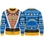 Los Angeles Chargers Christmas Ugly Sweater Muscular Fan Graphic