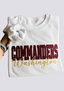 Women's Washington Commanders Embroidered Crewneck Sweatshirt