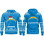 Los Angeles Chargers Christmas Ugly Sweater Pattern Hoodie