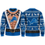 Detroit Lions Christmas Ugly Sweater Muscular Fan Graphic
