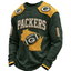 Green Bay Packers Waffle Knit Long-Sleeve Sweatshirt