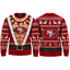 San Francisco 49ers Christmas Ugly Sweater Muscular Fan Graphic