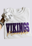 Women's Minnesota Vikings Embroidered Crewneck Sweatshirt