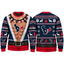 Houston Texans Christmas Ugly Sweater Muscular Fan Graphic