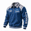 Detroit Lions Sherpa Collar 1/4 Zip Fleece Pullover NFL Fan Jacket