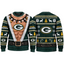 Green Bay Packers Christmas Ugly Sweater Muscular Fan Graphic