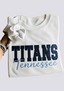 Women's Tennessee Titans Embroidered Crewneck Sweatshirt