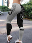 Raiders Logo Print Scrunch Butt Workout Leggings For Lady