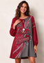Women's Tampa Bay Buccaneers Long Sleeve Game Day Mini Dress