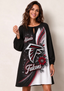 Women's Atlanta Falcons Long Sleeve Game Day Mini Dress
