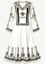 New Orleans Saints Boho Floral Printed Game‑Day Midi Dress