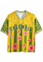 Colombia Retro Floral Star Mesh Jersey Shirts