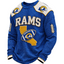 Los Angeles Rams Waffle Knit Long-Sleeve Sweatshirt