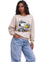 Women's Dallas Cowboys Snoopy Woodstock Coffee Sweatshirt