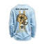 New Orleans Saints Helmet Waffle Knit Crewneck Sweatshirt