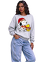 Women's Kansas City Chiefs Snoopy Woodstock Christmas Santa Hat Sweatshirt