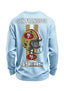 San Francisco 49ers Helmet Logo Waffle Knit Crewneck Sweatshirt