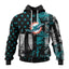 Miami Dolphins Vintage American Flag Graphic Hoodie NFL Fan Sweatshirt