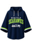 Women’s Seattle Seahawks 3/4 Dolman Sleeve Hoodie