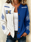 Women'S Casual Football Plant Knitted Cardigan Top