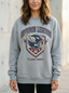 Women's Football Fan Gridiron Legends Helmet Printed Long-Sleeve T-Shirt