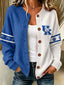 Women'S Football Plant Knitted Cardigan Top