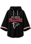 Women’s Atlanta Falcons 3/4 Dolman Sleeve Hoodie
